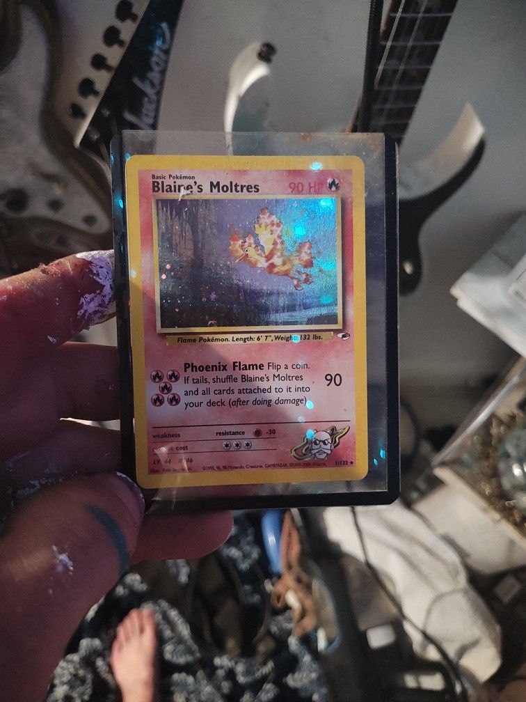 Pokemon 1996 Holo Blaine's Moltres 1996 
