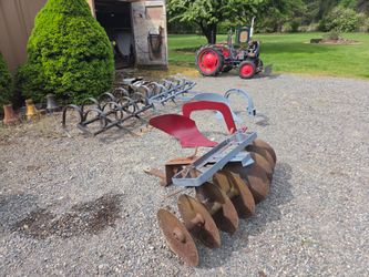 Gibson Garden Tractor Implements - Plows, Harrows, Disc, Dirt Bucket