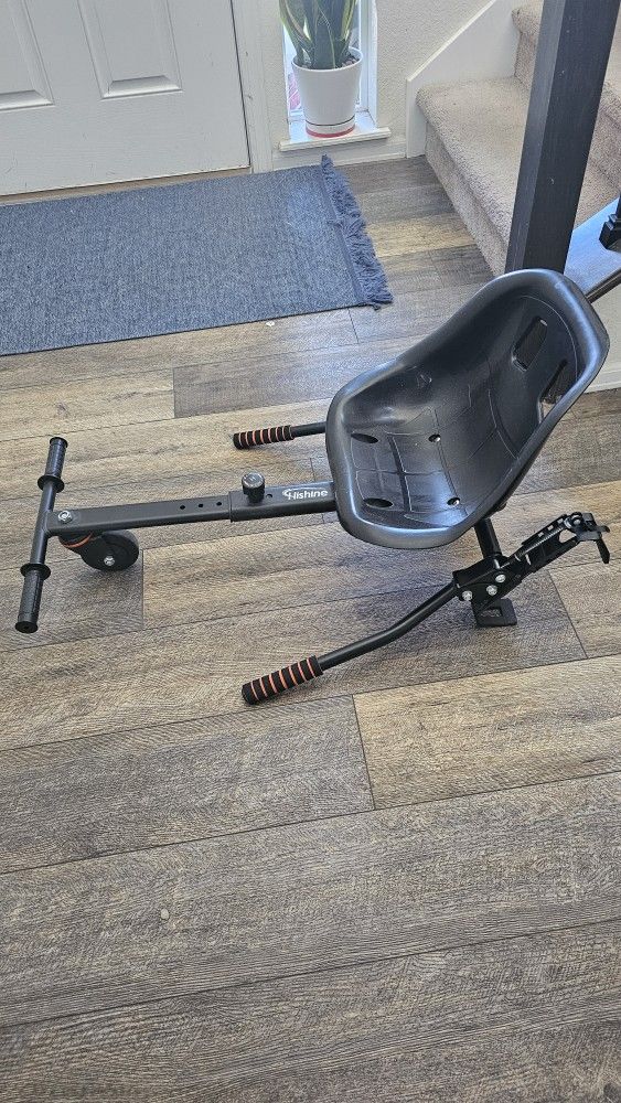 Hoverboard Seat Attachment Straps Not Required, Hover Board Go Kart Accessory w/Locking Mechanism,265lbs Hover cart 25”-33.3” Adjustable,Bigger&Sturdi