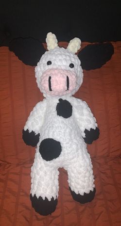 Crochet Cow Plushie 