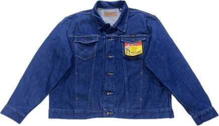 Wrangler Cowboy Cut Unlined Denim Jacket Mens 2XL New