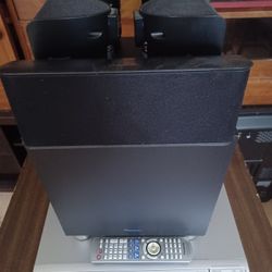 PANASONIC 5.1 RECEIVER WITH BUILT-IN CD 💿 AND DVD 📀 PLAYER AND PIONEER 5.1 SPEAKERS $160 FINAL PRICE 