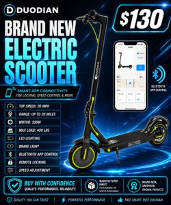 New electric scooter