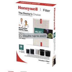 Honeywell HEPA Air Purifier R Filter –for HPA 100/200/300 and 5000 Series, HRF-R1, 1 Pack