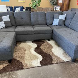 Charcoal Grey Sectional 