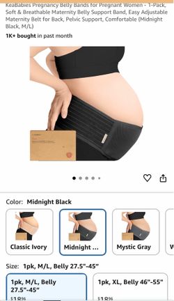Keababies Maternity Pregnancy Support Belt M/L