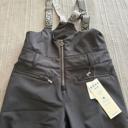 Roxy Black Snow Bib Overalls
