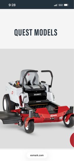 2024 42in exmark quest zero turn 7000 koler engine 22 hp