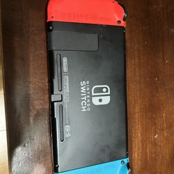 Nintendo Switch V1 - Red/Blue (Cosmetic Screen Crack, Accessories Included)