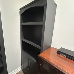 Black Bookshelves 