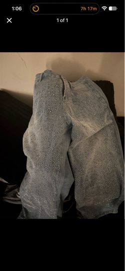 Rhinestone pants