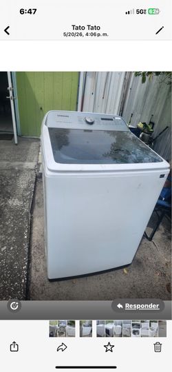 Samsung washer and dryer set in excellent condition.