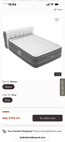 Sealy queen size inflatable bed