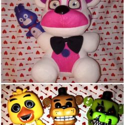 Funko FNAF Freddy, Chica, & Nightmare Freddy Bundle