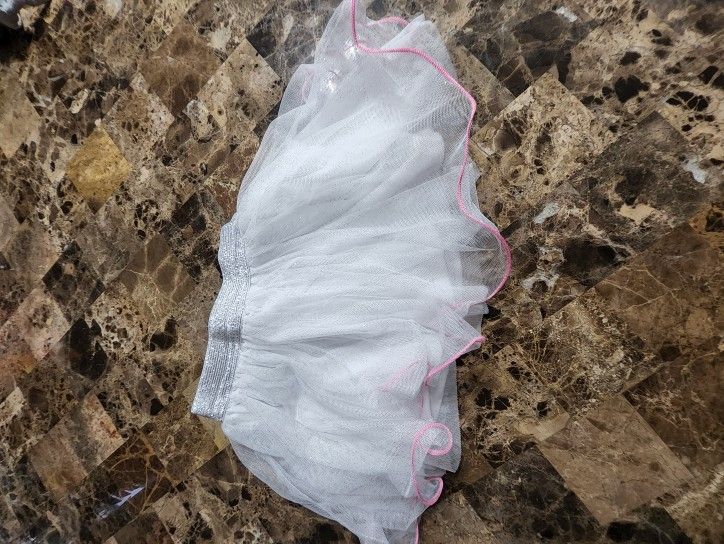 White Tutu Skirt Sz 2T