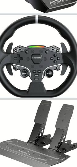 BRAND NEW  GAMING For PC Moza R3 Racinng Wheel and paddle