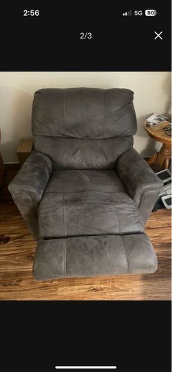 Grey  Chair Recliner/rocker