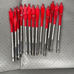 High Speed Steel Spade Bit 1/2“, 3/8“, 5/8“, 9/16“