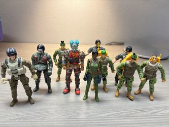 Action Figures Lot Soldier Force