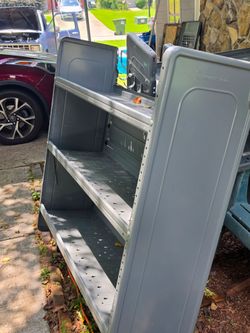 Van shelving and ladder rack double drop down Adrian steal heavy duty