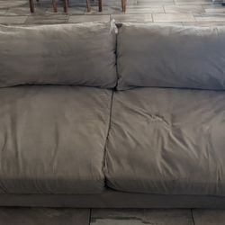 Microfiber Couch And Loveseat 