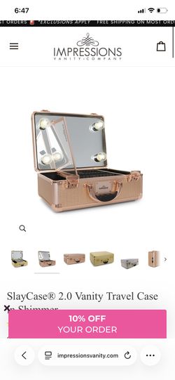 Impressions Vanity Suitcase Mirror