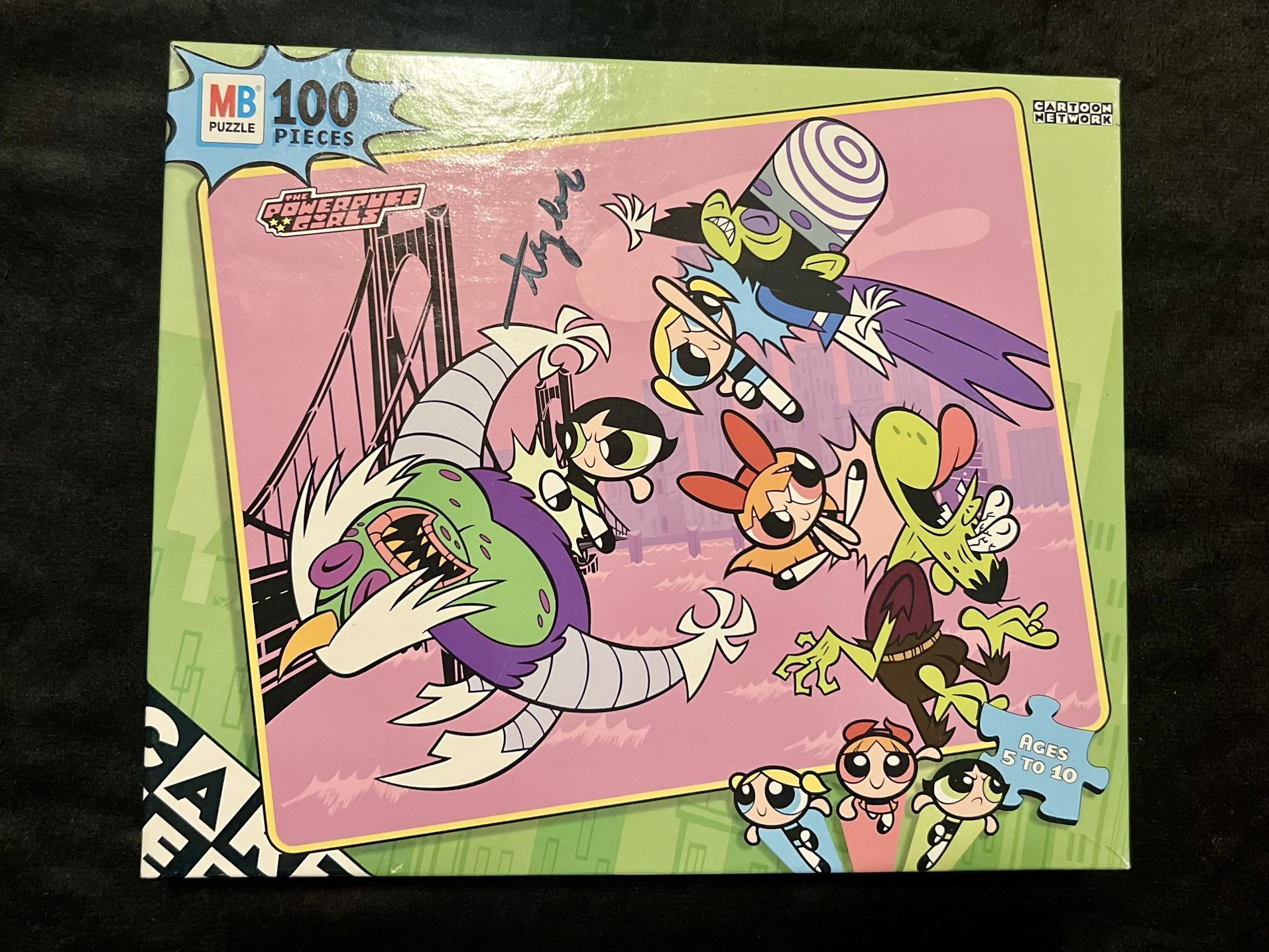 Vintage 2000 Powerpuff Girls 100 Piece Jigsaw Puzzle