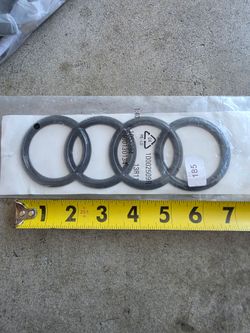 New black Audi emblem replacement