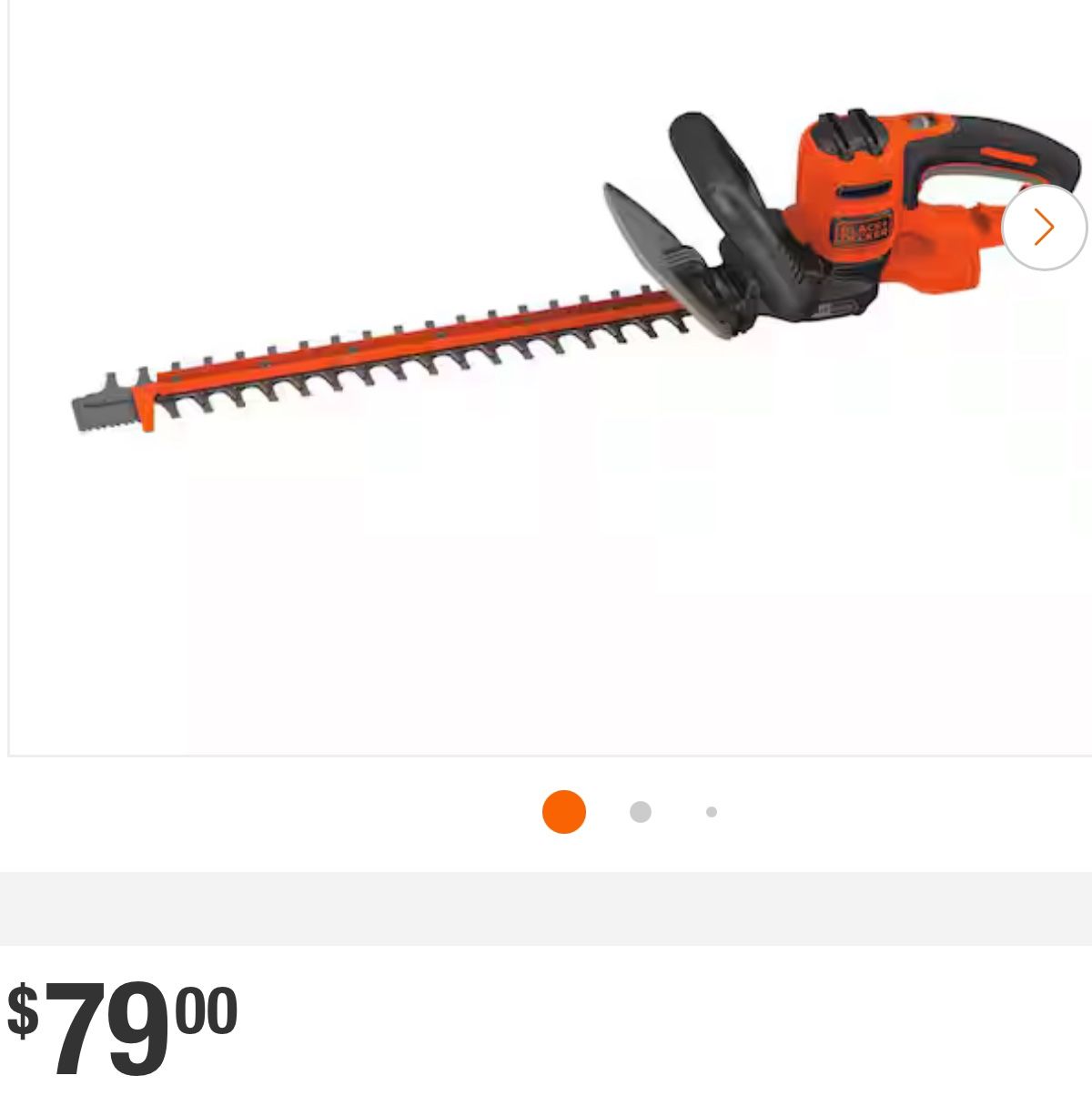 BLACK+DECKER 20 in. 3.8 AMP Corded Dual Action Electric Hedge Trimmer with Saw Blade Tip