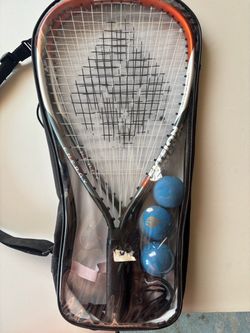 Racquetball Racket Set with Balls and Bag