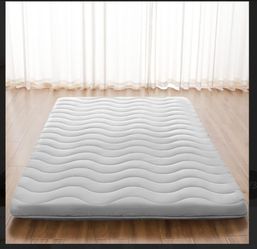 Queen Mattress 3.5 thick Schnauzer Home Japanese floor futon mattress - Queen Grey