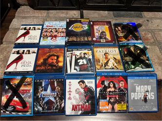 Blu Ray DVDs