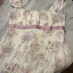 Hollister Floral Babydoll top