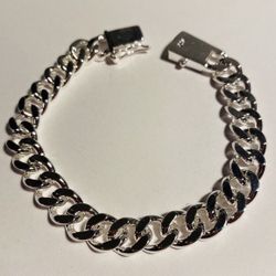 925 Stamped Silver Bracelet