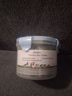 OHCOOL Timothy Hay Cubes Small Animal Treats