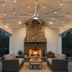 84" FANIMATION  WHITE FAN