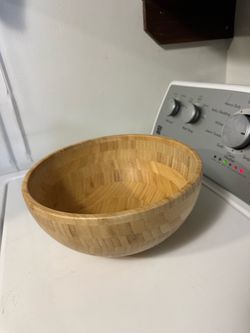Wooden bowl
