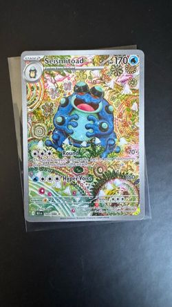 Seismitoad 105/086 Pokémon Card BLK EN