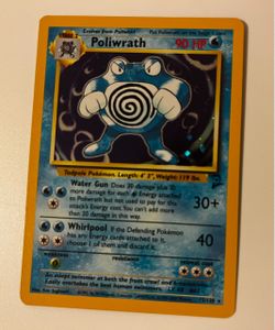 Poliwrath Holo Rare Pokémon Card 15/130
