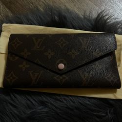 LV Pink Wallet Monogram