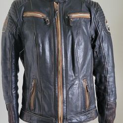 Harley-Davidson Women's Brown Leather Jacket, Size Large 