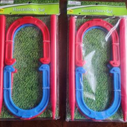 2 -Kids Ring Toss & Horseshoe Play Set Game Bring on the Sun age fun joy family +3