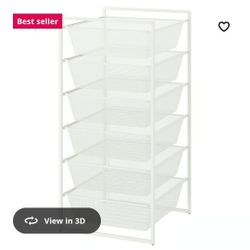 Jonaxel Basket W/ 6 Drawers