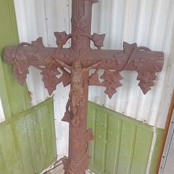 Cast Iron Vintage Cross 