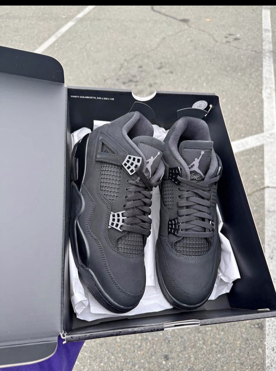 Jordan 4 Black Cat 2025 Size 9