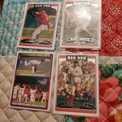 Boston Red Sox 2005-2010 Topps Baseball Cards Lot Of 45 Cards 