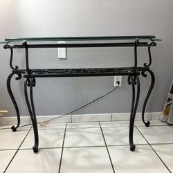 Entry Glass Table