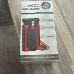 Jump Starter Power Bank And Flashlight