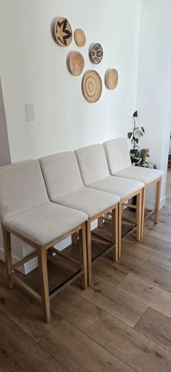 Bar stool 4 chair set