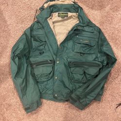 Hodgman Lakestream Men’s XXL Waterproof Wading Jacket With Hood